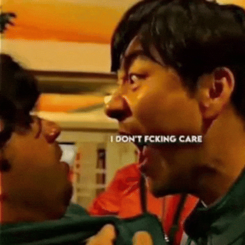 Reaction Gif I Do Not Care GIF