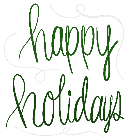 Merry Christmas Happy Holidays Sticker