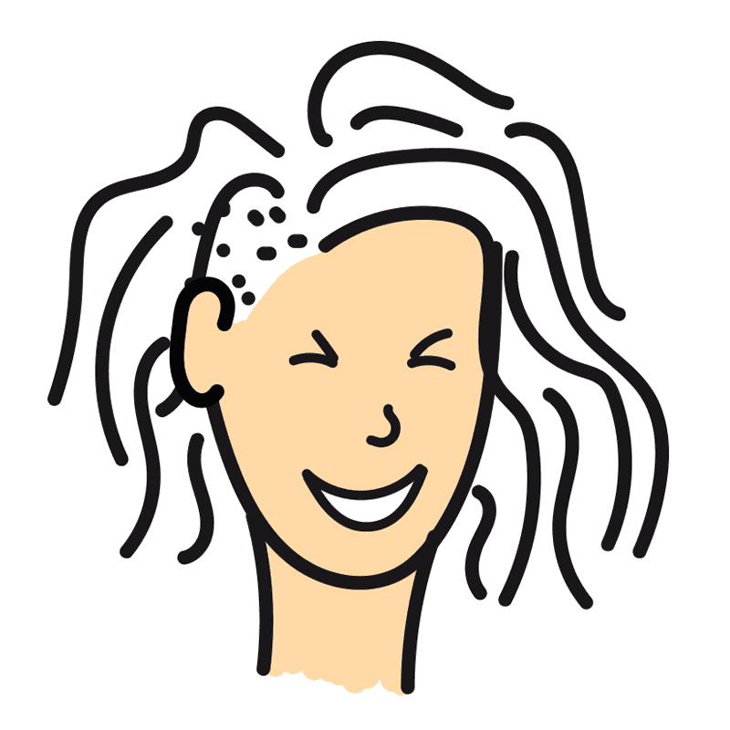 Happy Girl Sticker for iOS & Android