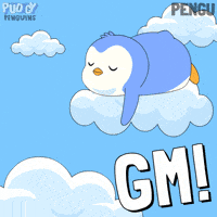 Good Morning Love GIF by Pudgy Penguins