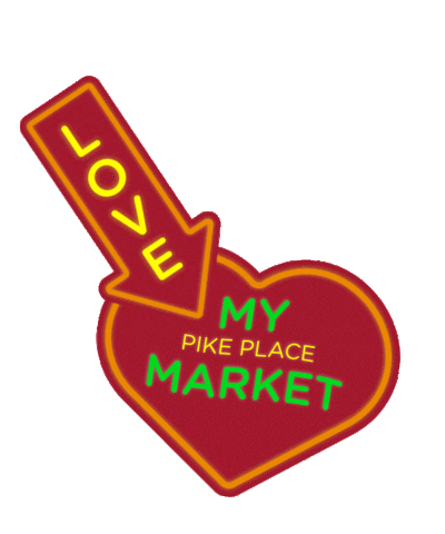 Public Market Love Sticker by Pike Place Market