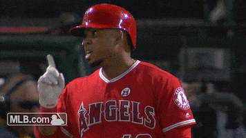 be quiet los angeles angels GIF by MLB