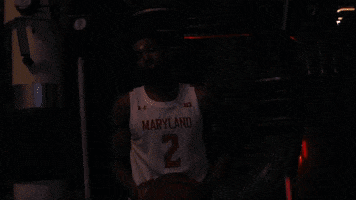 Maryland Basketball Shrug GIF by Maryland Terrapins
