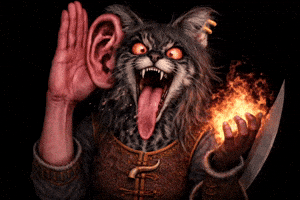 Listen Angry Bird GIF