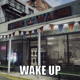 Wake Up 90S GIF by Wired Productions