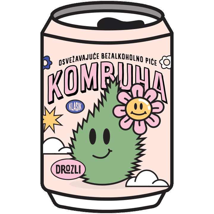 Drozli Kombuha Sticker