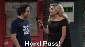 Snl Hard Pass GIF by Saturday Night Live