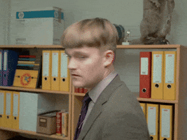 Frustrated Office GIF by Sticos Oppslag