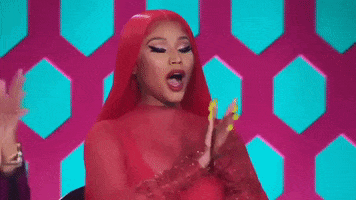 Happy Nicki Minaj GIF by RuPaul's Drag Race's Drag Race