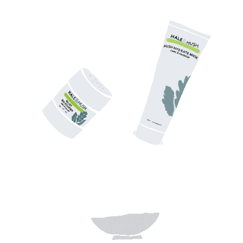 Skin Care Face Mask Sticker by Hale & Hush