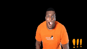 Shocked Black Man GIF by Oche Makers United Foundation