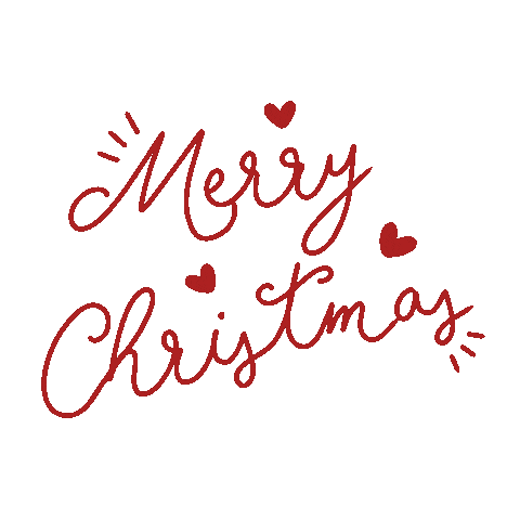 Heart Christmas Sticker