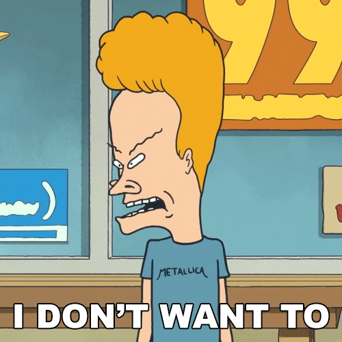 I Dont Want To Beavis And Butthead GIF by Paramount+