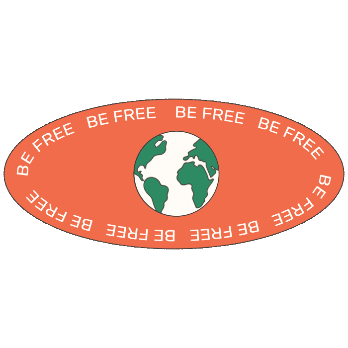 Be Free Mental Health Sticker