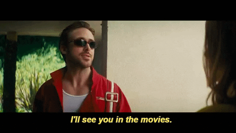 Ryan Gosling Ill See You In The Movies GIF by La La Land - Find & Share on GIPHY