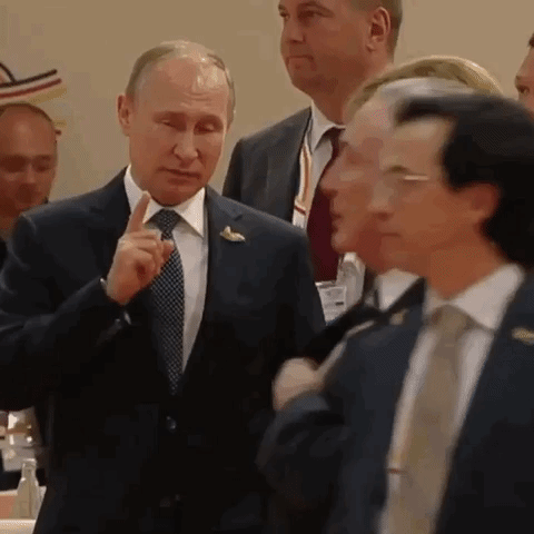 mikhailgolub merkel putin eye roll GIF