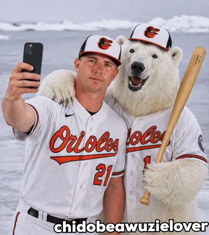 Polar Bear Orioles GIF