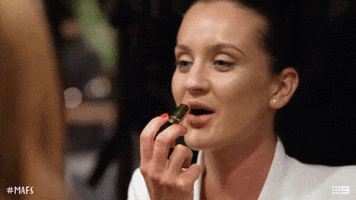 pucker up channel 9 GIF by Married At First Sight Australia