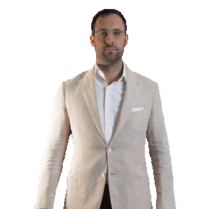 Justfinanced Sticker by Christian Stevens