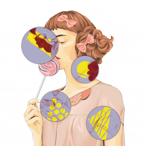 girl lollipop GIF