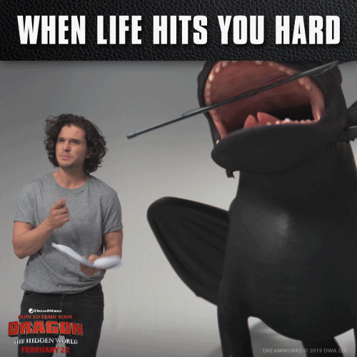 kit harrington hard life GIF by How To Train Your Dragon