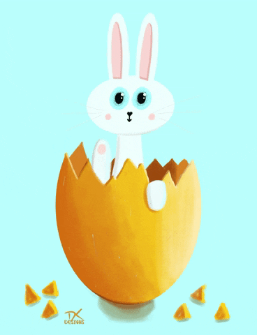 Joyeuses Paques Bunny GIF