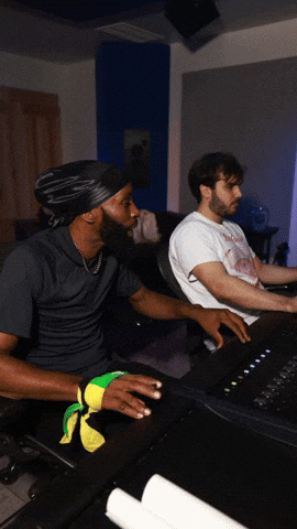 In The Studio Listening To Music GIF by CTGStudioz