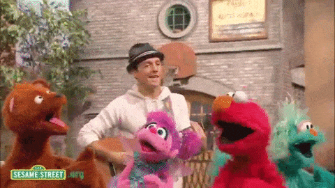 Sesame Street Muppets GIF by Jason Mraz - Find & Share on GIPHY