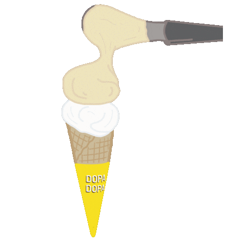 Ice Cream Happiness Sticker by Dopa Dopa