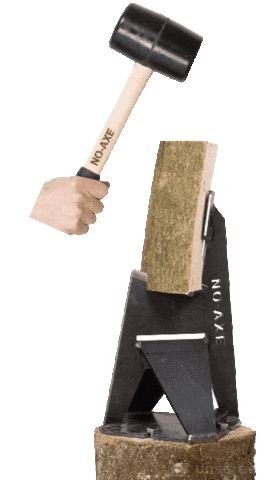 NO-AXE Sticker