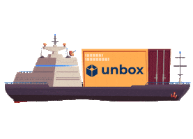 Delivery Box Sticker by Unbox PTY