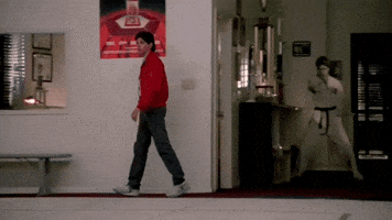 skarpathio mr miyagi karate kid 3 GIF