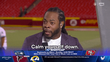 Calm Down Amazon GIF by NFL On Prime Video