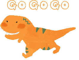 Dinosaur Go Sticker