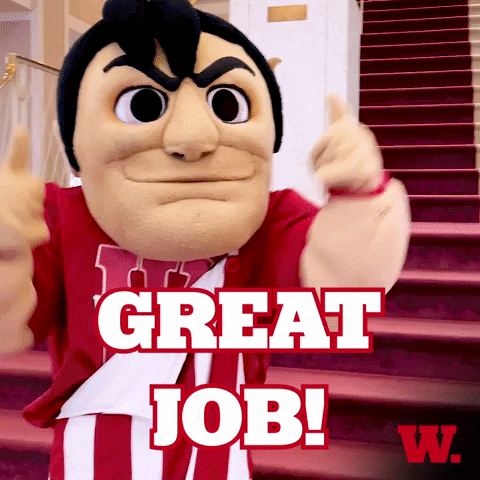 Happy Great Job GIF by Wabash College