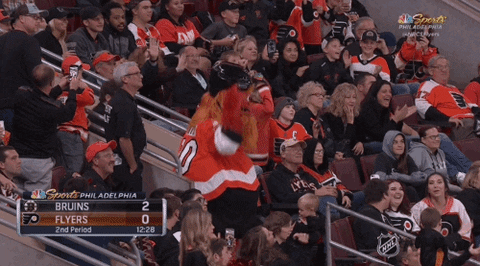 philadelphia flyers dancing GIF by NHL