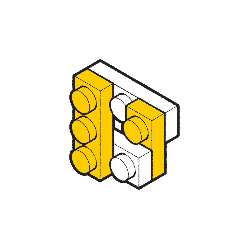 Lego Optical Illusion Sticker