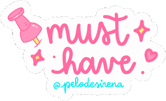 Must Have Skincare Sticker by Pelo de Sirena