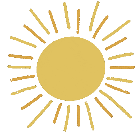 Sunny Day Sun Sticker