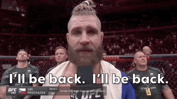 Ill Be Back Mixed Martial Arts GIF by UFC