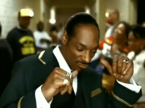 Giphy - Snoop Dogg Dancing GIF by Romy