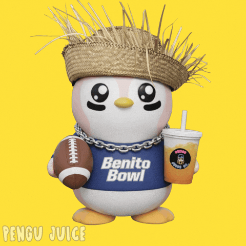Bad Bunny Football GIF by Pengu Juice Co.