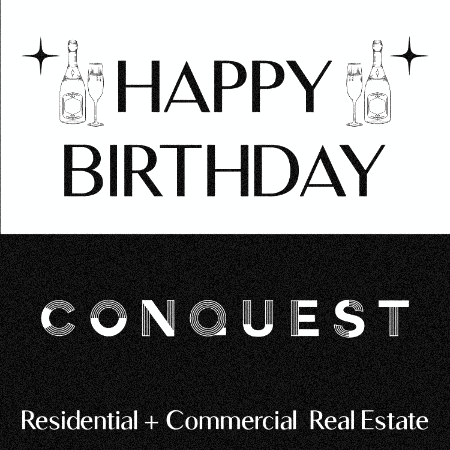 Birthday Realestate GIF by Conquest Advisors