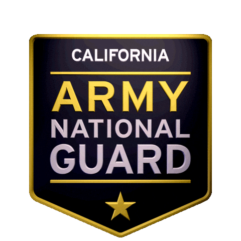 Golden State Animated Logo Sticker by California Army National Guard