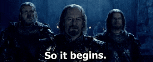 So It Begins Lord Of The Rings GIF