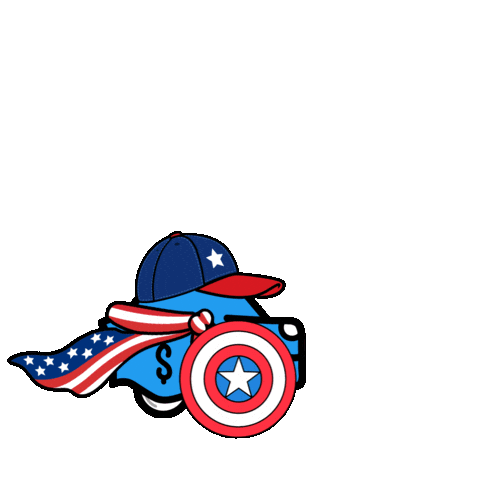 Independence Day Car Sticker by Wheelzy