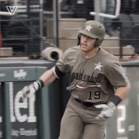 College World Series Sport GIF by Vanderbilt Athletics