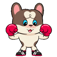 Fun Dog Sticker by UpStudiosWorld