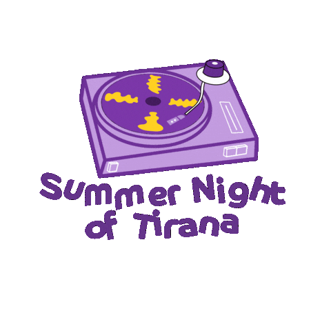 Dj Vinyl Sticker by One Albania