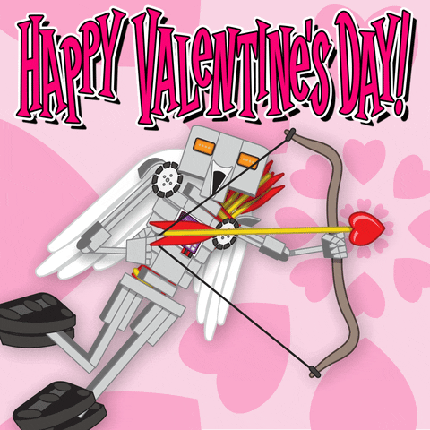 Pitscoed valentines mr robot cupid pitsco GIF